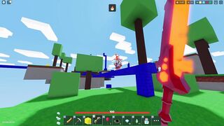 Now Rageblade can SHOOT ARROWS? Roblox Bedwars Glitch