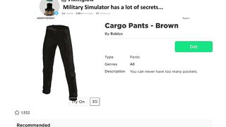 [New Free Items] How to get Casual Sweats, Cargo Pants, Roblox T-Shirts | Roblox | WIN VIN xD