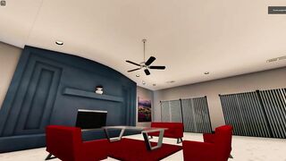 Casablanca ceiling fans in a Roblox house!