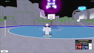 Roblox Hoopz But I Score 200 Points????