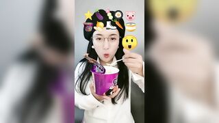 ASMR | EMOJI FOOD EATING CHALLENGE???? Emojis FOODS, FRUIT, CAKES | Emoji Food MUKBANG COMPILATION EP21