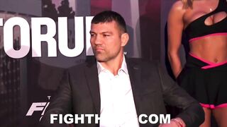 SERGEY KOVALEV STARES DOWN TERVEL PULEV; SIZES UP BIGGER CRUISERWEIGHT CHALLENGE