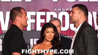 SERGEY KOVALEV STARES DOWN TERVEL PULEV; SIZES UP BIGGER CRUISERWEIGHT CHALLENGE