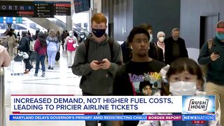 Air travel cost is rising but it's not because of gas prices | Rush Hour