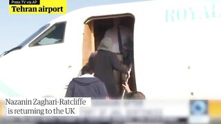 Nazanin Zaghari-Ratcliffe travels back to the UK after six-year detention in Iran