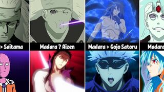 Madara Against Other Anime Characters