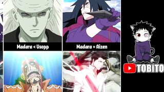 Madara Against Other Anime Characters