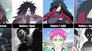 Madara Against Other Anime Characters