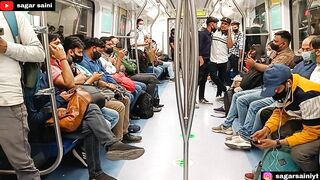 अरे बप्पा रे! Funny Prank In Metro ????। Epic Public Reaction ????। Metro Prank। Sagar Saini