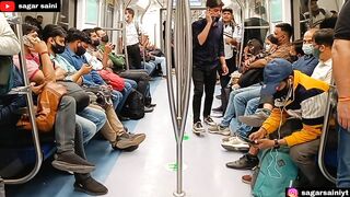 अरे बप्पा रे! Funny Prank In Metro ????। Epic Public Reaction ????। Metro Prank। Sagar Saini