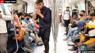 अरे बप्पा रे! Funny Prank In Metro ????। Epic Public Reaction ????। Metro Prank। Sagar Saini