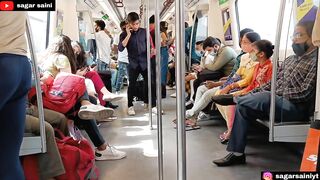 अरे बप्पा रे! Funny Prank In Metro ????। Epic Public Reaction ????। Metro Prank। Sagar Saini