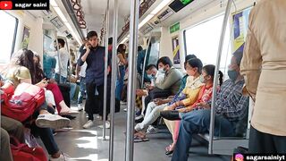 अरे बप्पा रे! Funny Prank In Metro ????। Epic Public Reaction ????। Metro Prank। Sagar Saini