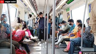 अरे बप्पा रे! Funny Prank In Metro ????। Epic Public Reaction ????। Metro Prank। Sagar Saini