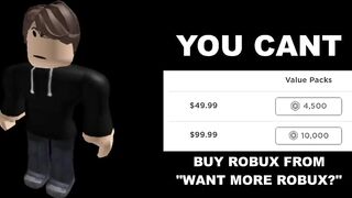 Roblox player becoming poor (You cant)