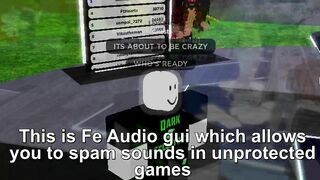 Roblox Fe Script Showcase Episode#202/Fe Audio Gui