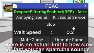 Roblox Fe Script Showcase Episode#202/Fe Audio Gui