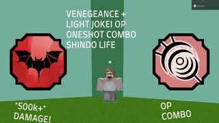 VENGEANCE + LIGHT JOKEI OP ONESHOT COMBO | Shindo Life Roblox