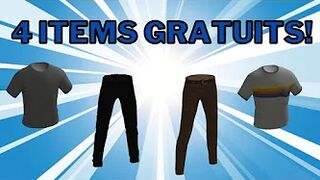 *GRATUIT* Comment obtenir 4 ITEMS GRATUIT! | Roblox