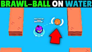 Playing Brawl Ball on WATER Ft. Eve.