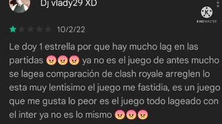 Reseñas de Brawl stars con 1 Estrella????