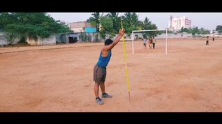 Five Rings Sports Academy; Javelin stretching