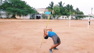 Five Rings Sports Academy; Javelin stretching