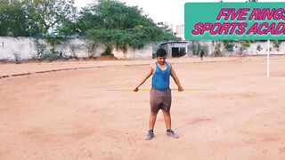 Five Rings Sports Academy; Javelin stretching