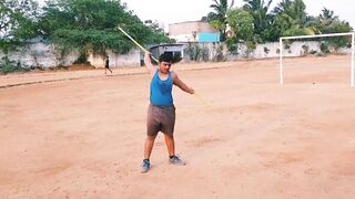 Five Rings Sports Academy; Javelin stretching