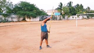 Five Rings Sports Academy; Javelin stretching