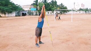 Five Rings Sports Academy; Javelin stretching