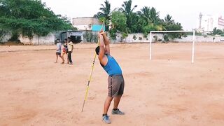 Five Rings Sports Academy; Javelin stretching