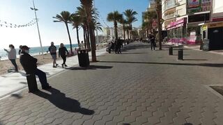 BENIDORM [4K] LEVANTE BEACH | COSTA BLANCA SPAIN