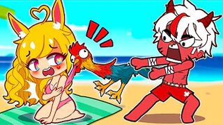 Big Trouble On The Beach | Summer Vacation With The Girls | Part 4 | Clap! Snap!