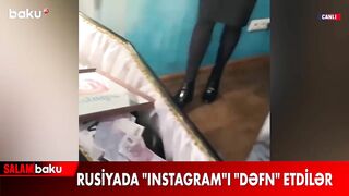 Rusiyada INSTAGRAM dəfni - BAKU TV