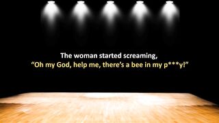 ???? Funny Dirty Joke - A bee enters inside a woman