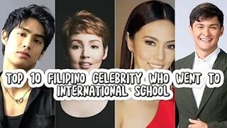 Top 10 Filipino Celebrity Who Went To International School|Model Na Nag Aral Sa International School