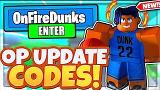 ALL NEW SECRET *ON FIRE DUNKS* UPDATE CODES In Roblox Dunking Simulator!