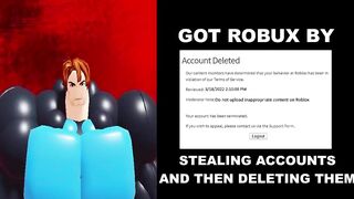 Roblox player becoming evil (Got Robux by)