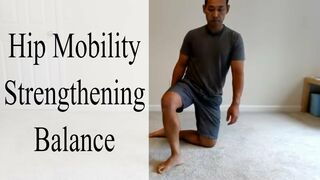 Hip Mobility Drill For Glutes Strengthening and Hip Flexor Stretching | Feldenkrais Style