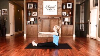 Healing Scriptures with Pilates Core Full Body Quick Stretching Workout | Shaped by Faith TV