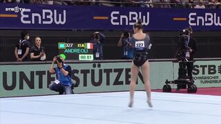 ???? Angela Andreoli FX EF DTB Pokal Team Challenge 2022 13.666