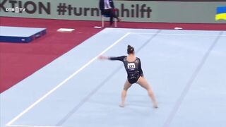 ???? Angela Andreoli FX EF DTB Pokal Team Challenge 2022 13.666