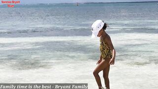 VANESSA BRYANT ENJOYS BEACH VACATION WITH HER DAUGHTERS AT MEXICO |  FAMILY TIME IS THE BEST