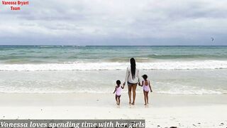 VANESSA BRYANT ENJOYS BEACH VACATION WITH HER DAUGHTERS AT MEXICO |  FAMILY TIME IS THE BEST