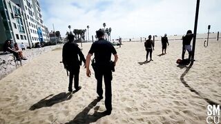 Police Respond to Illegal Camping at Muscle Beach