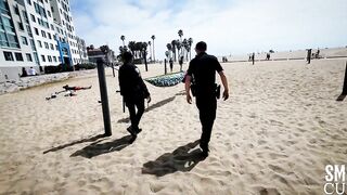 Police Respond to Illegal Camping at Muscle Beach