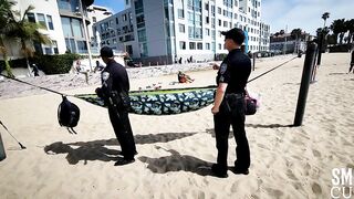 Police Respond to Illegal Camping at Muscle Beach