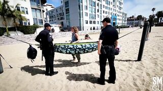 Police Respond to Illegal Camping at Muscle Beach