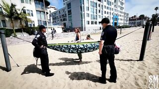 Police Respond to Illegal Camping at Muscle Beach